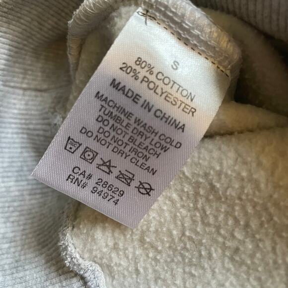 Stussy Gold Embroidered Logo Sweatshirt Gray Small Vintage 90s Y2K Surf Skate - Picture 5 of 10